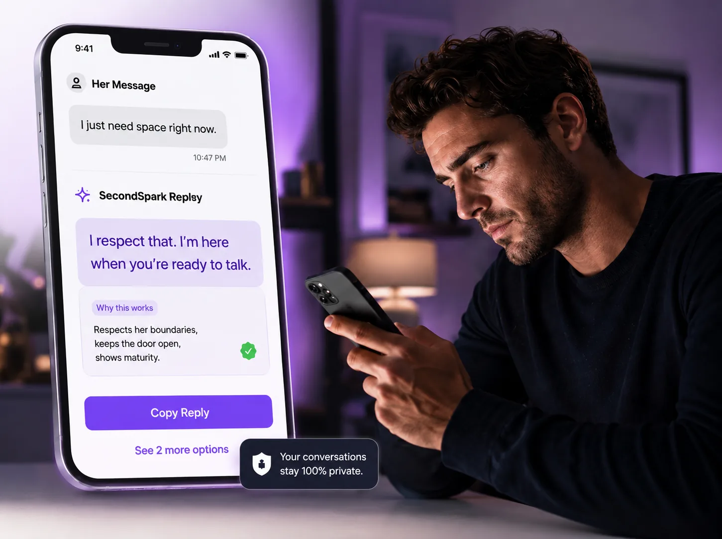 TextPoise reply coach preview